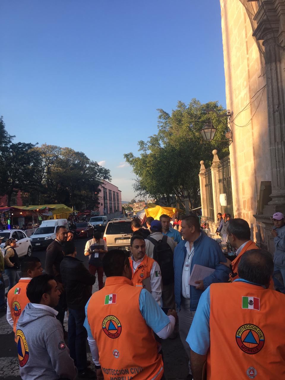 Protección Civil y Bomberos de Morelia mantienen vigilancia permanente por Fiestas Guadalupanas